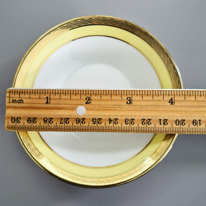 Richard Ginori "Palermo Yellow" Espresso Cup & Saucer, Italy c.1960-70s