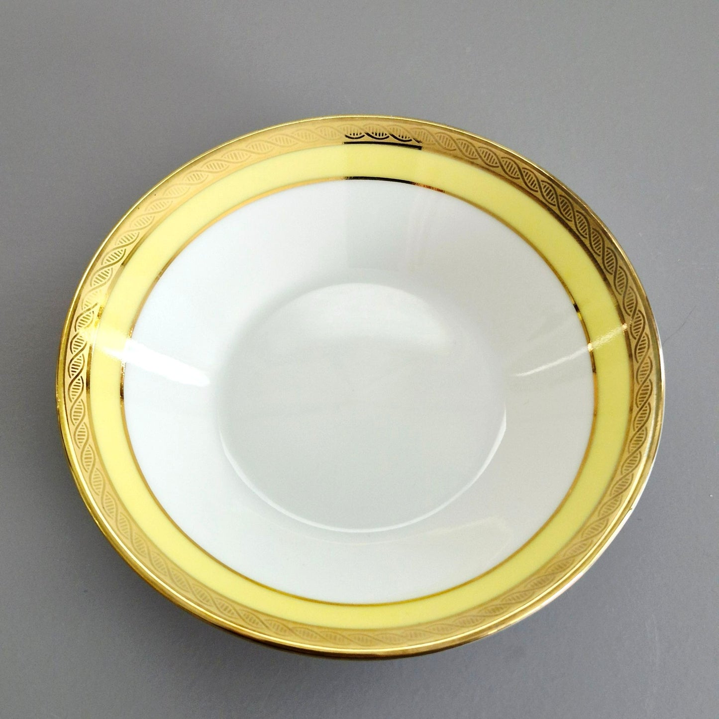 Richard Ginori "Palermo Yellow" Espresso Cup & Saucer, Italy c.1960-70s