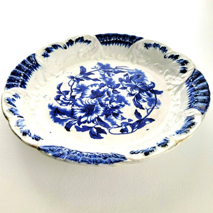 W&E Corn Flow Blue ORMONDE  Dinner Plate / Shallow Bowl, c.1898-1904 England