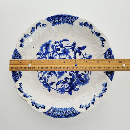 W&E Corn Flow Blue ORMONDE  Dinner Plate / Shallow Bowl, c.1898-1904 England