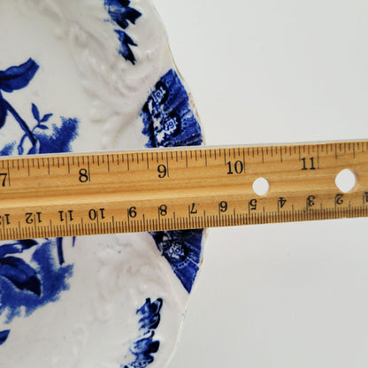 W&E Corn Flow Blue ORMONDE  Dinner Plate / Shallow Bowl, c.1898-1904 England