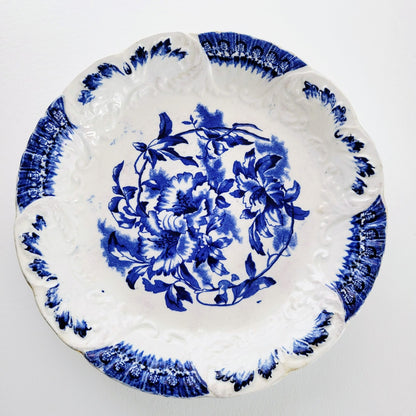 W&E Corn Flow Blue ORMONDE  Dinner Plate / Shallow Bowl, c.1898-1904 England