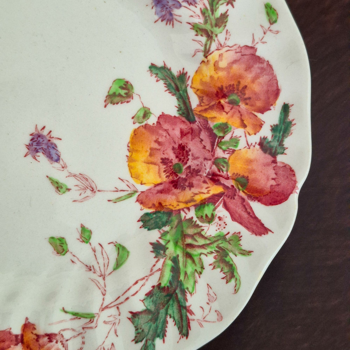 Royal Doulton "Sherborne" Bread Plate Set, c.1938-61 England