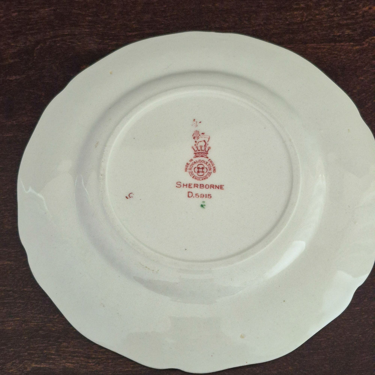 Royal Doulton "Sherborne" Bread Plate Set, c.1938-61 England