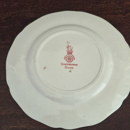Royal Doulton "Sherborne" Bread Plate Set, c.1938-61 England