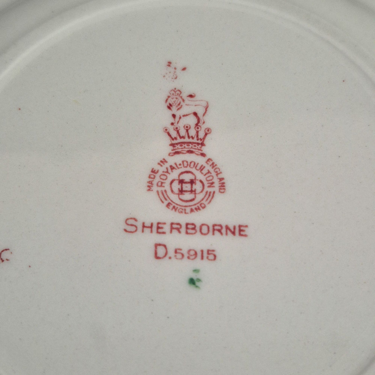 Royal Doulton "Sherborne" Bread Plate Set, c.1938-61 England