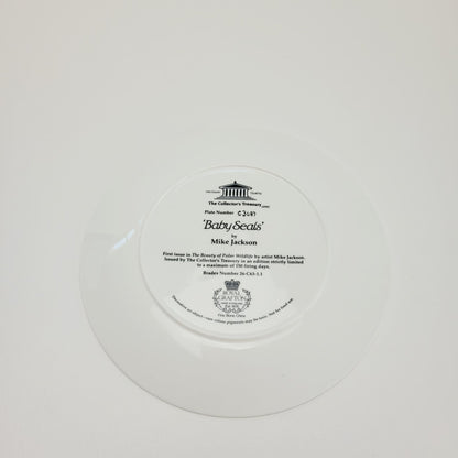 Royal Grafton Baby Seals Decorative Wall Plate, Made in England