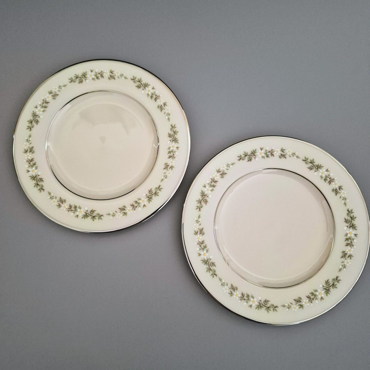 Lenox "Brookdale" Bread Plate, Set of 2, c.1963-93 USA