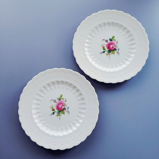 Spode BILLINGSLEY ROSE Salad Plate Set of 2, c.1924-69 England