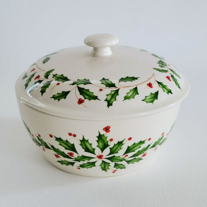 Lenox Holiday 1 Qt. Covered Casserole Bowl