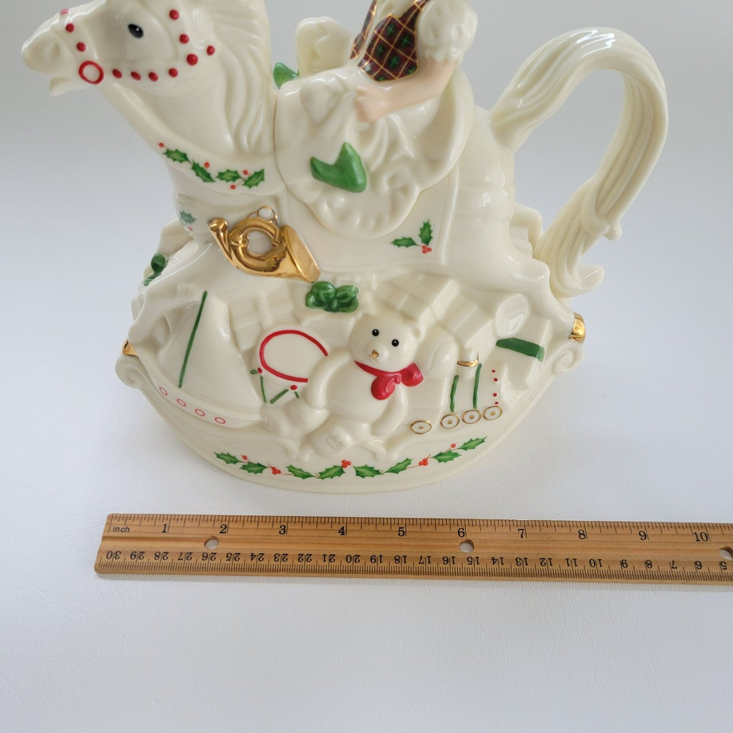 Lenox Santa's Holiday Toy Shop Figural Teapot
