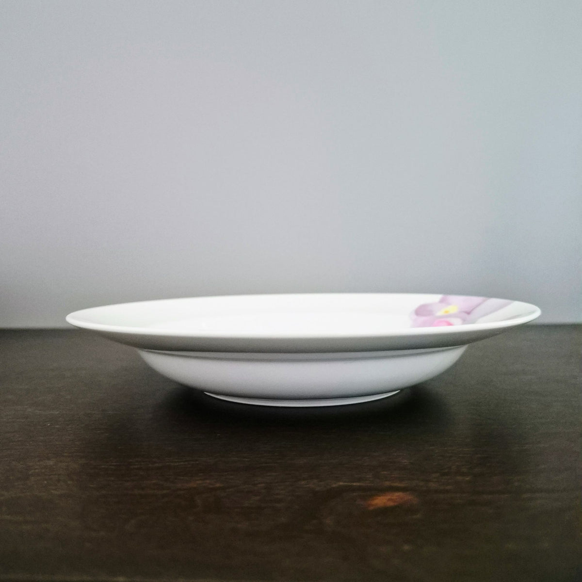 Mikasa "Spring Crocus" Rim Soup Bowl Set, c.1984-87 Japan