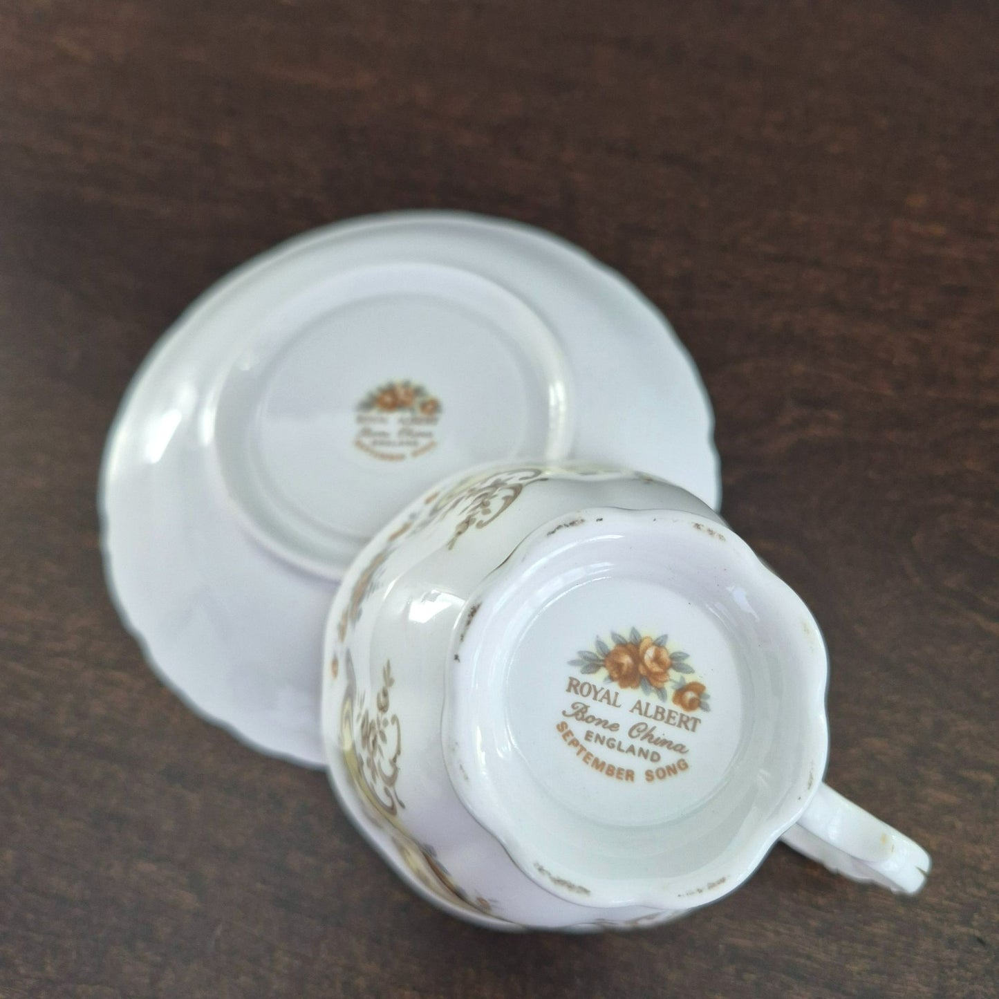 Royal Albert September Song Teacup & Saucer, Made in England