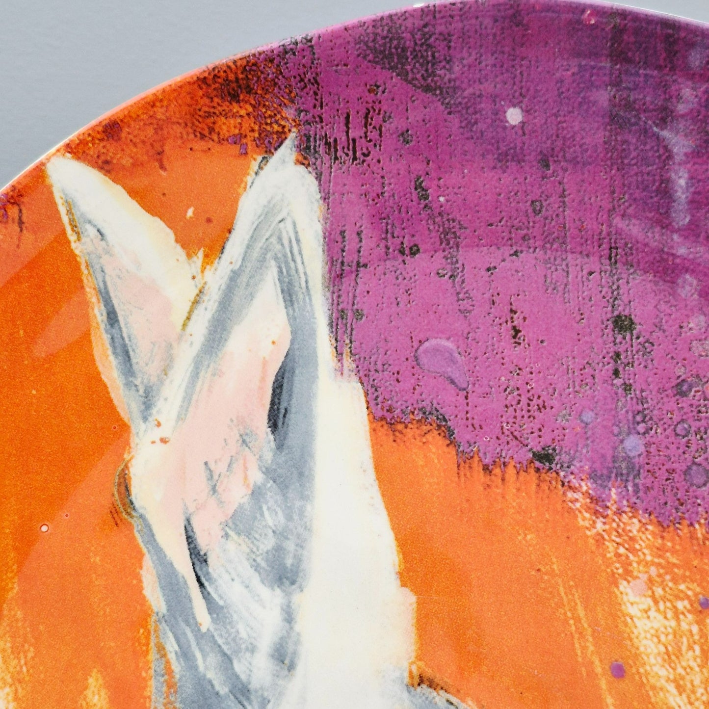 Anthropologie "Winter Fauna" Rabbit Salad Plate, Discontinued