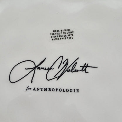 Anthropologie "Winter Fauna" Rabbit Salad Plate, Discontinued