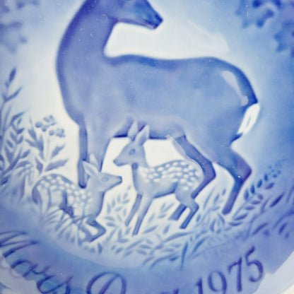 Vintage Bing & Grondahl Mothers Day 1975 Mors Dags Deer Plate Made in Denmark