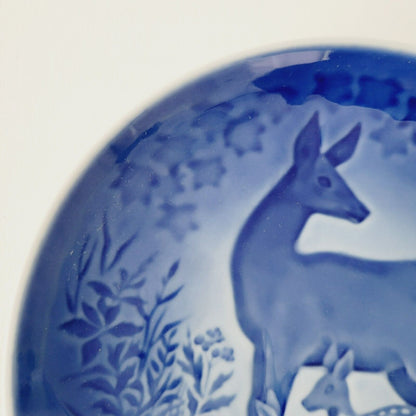 Vintage Bing & Grondahl Mothers Day 1975 Mors Dags Deer Plate Made in Denmark