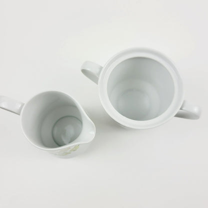 Vintage Shabby Chic Floral Creamer & Sugar Bowl, Pastel Floral Pattern, Made in Japan by Fashion Royale, Ashley Pattern