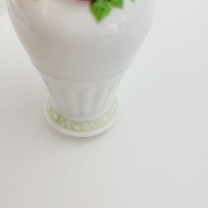 Royal Albert Old County Roses Salt, Pepper & Tray Set