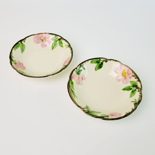 Franciscan Desert Rose Dessert Bowl Set of 2,  c.1978-79 USA