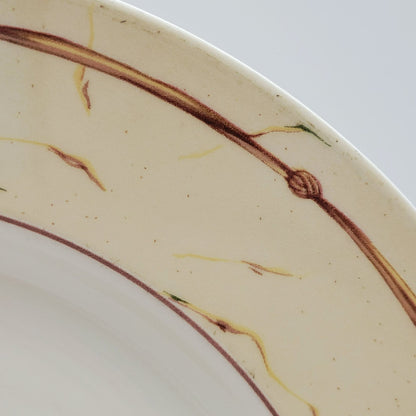 Wedgwood Amway Knotted Raffia Dinner Plate, Set of 2, c1998 England