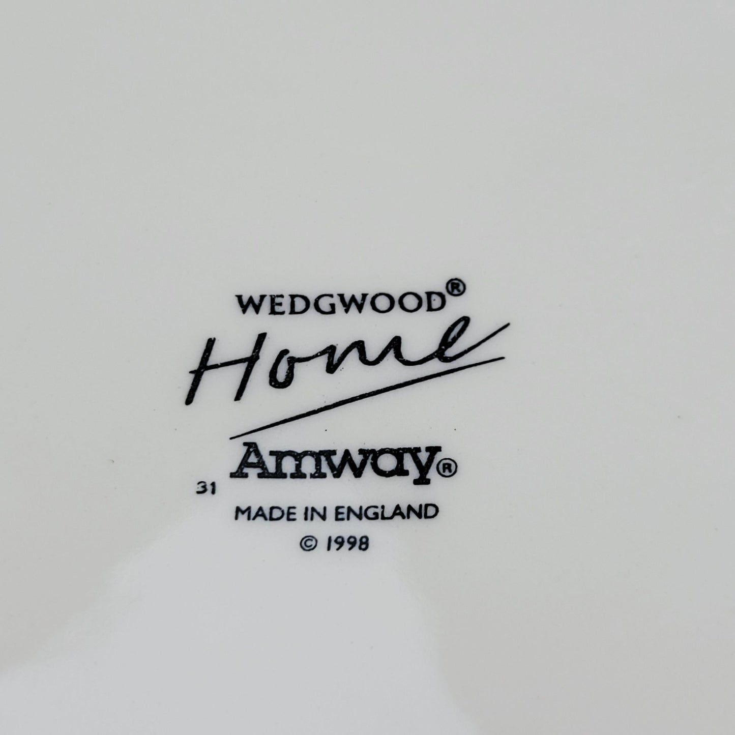 Wedgwood Amway Knotted Raffia Dinner Plate, Set of 2, c1998 England