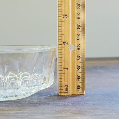 Arcoroc France Clear Starburst Dessert Bowl, Set of 2