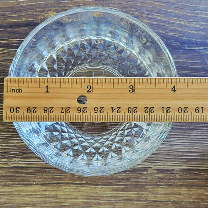 Arcoroc France Clear Starburst Dessert Bowl, Set of 2