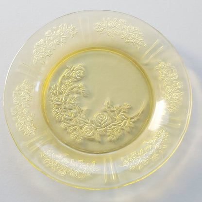 Federal Glass Sharon Bread Plate Set of 2, c.1930s USA