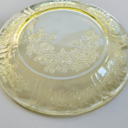 Federal Glass Sharon Bread Plate Set of 2, c.1930s USA