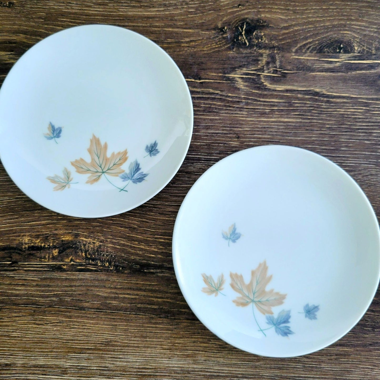 Noritake Maplewood Bread Plate Set of 2, c.1960s Japan