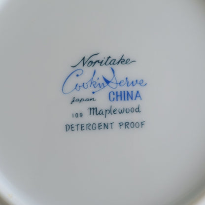 Noritake Maplewood Bread Plate Set of 2, c.1960s Japan