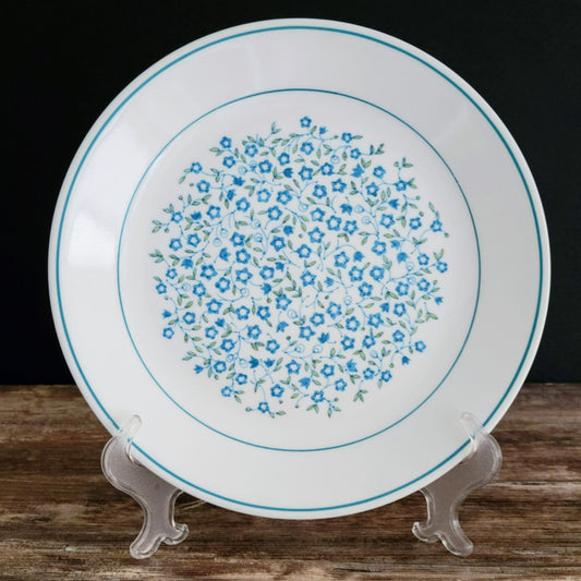 Corelle Blue Heather Dinner Plate Set of 2, USA Made c.1977-81