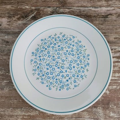 Corelle Blue Heather Dinner Plate Set of 2, USA Made c.1977-81