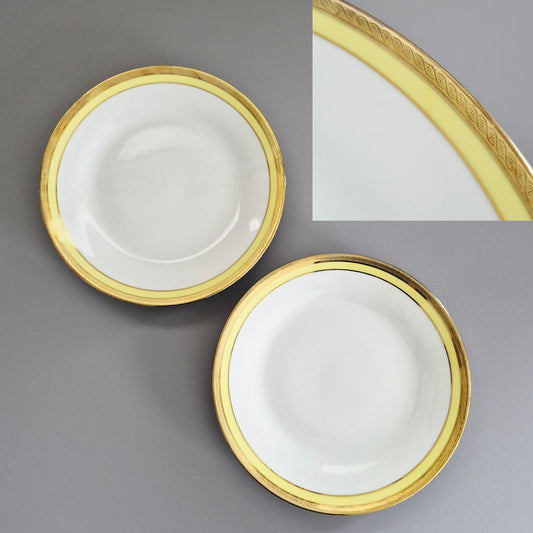 Richard Ginori "Palermo Yellow" Salad Plate, Set of 2, Italy c.1960-70s