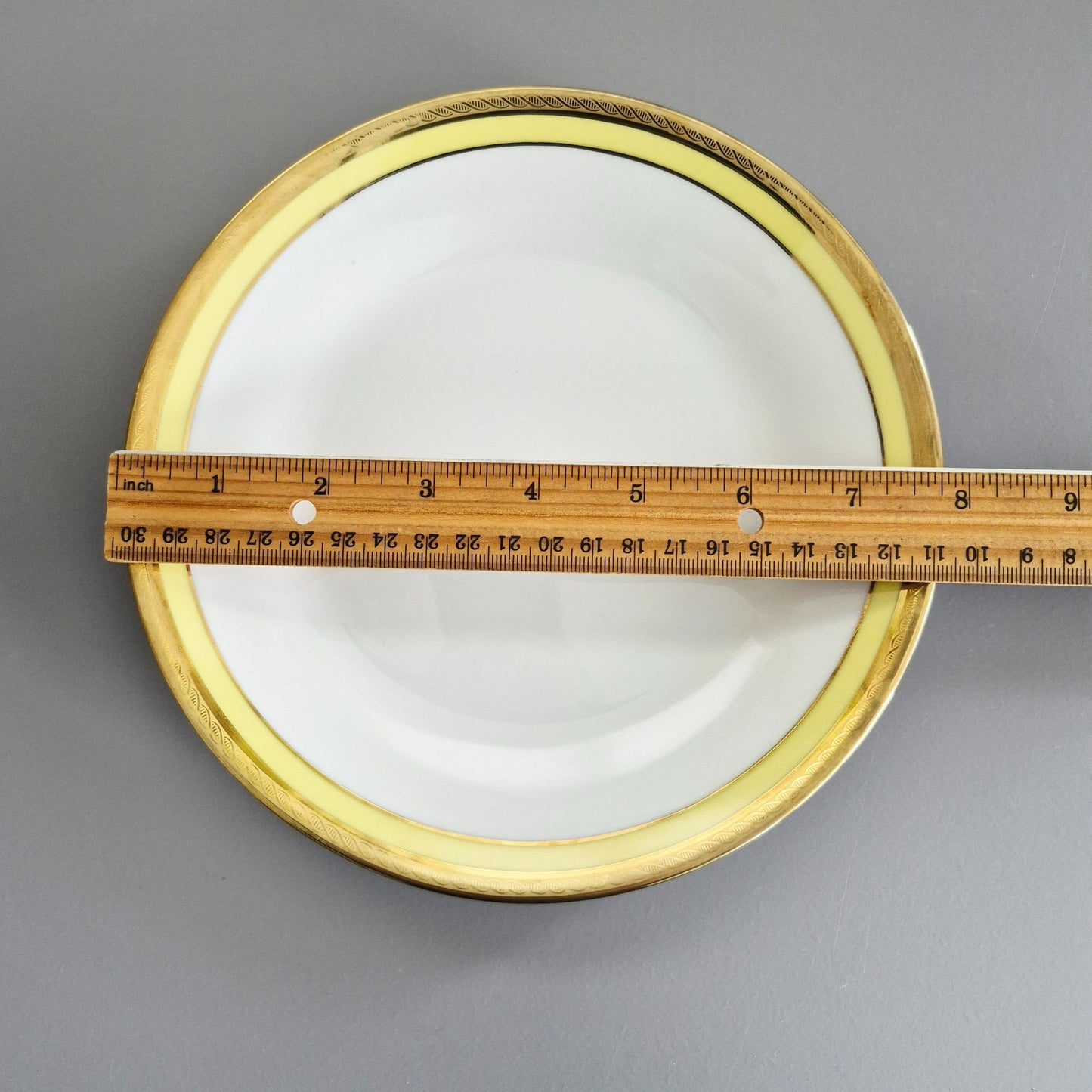 Richard Ginori "Palermo Yellow" Salad Plate, Set of 2, Italy c.1960-70s