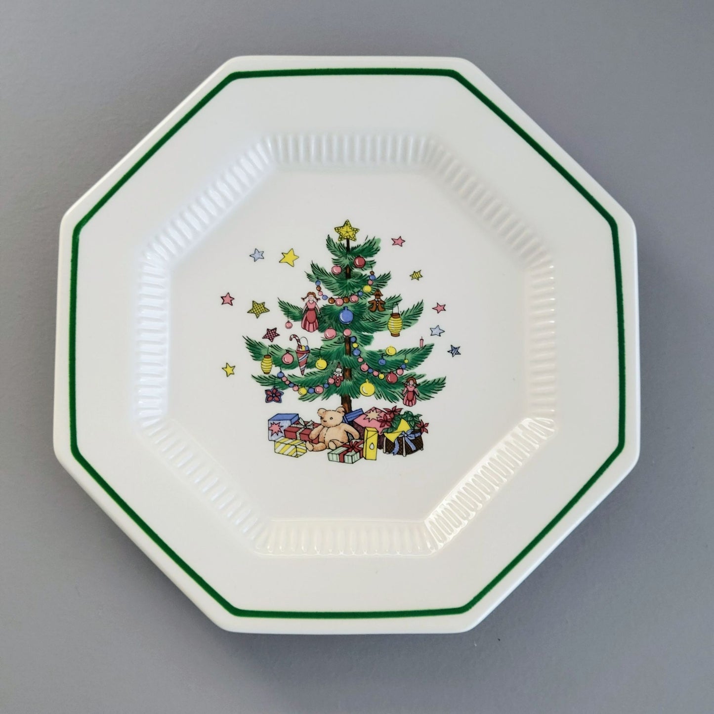 Nikko Christmastime Salad Plate, Made in Japan