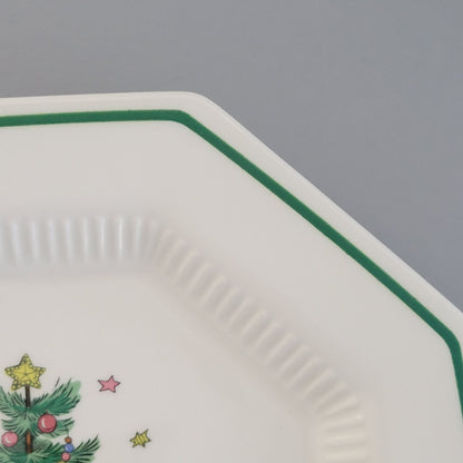 Nikko Christmastime Salad Plate, Made in Japan