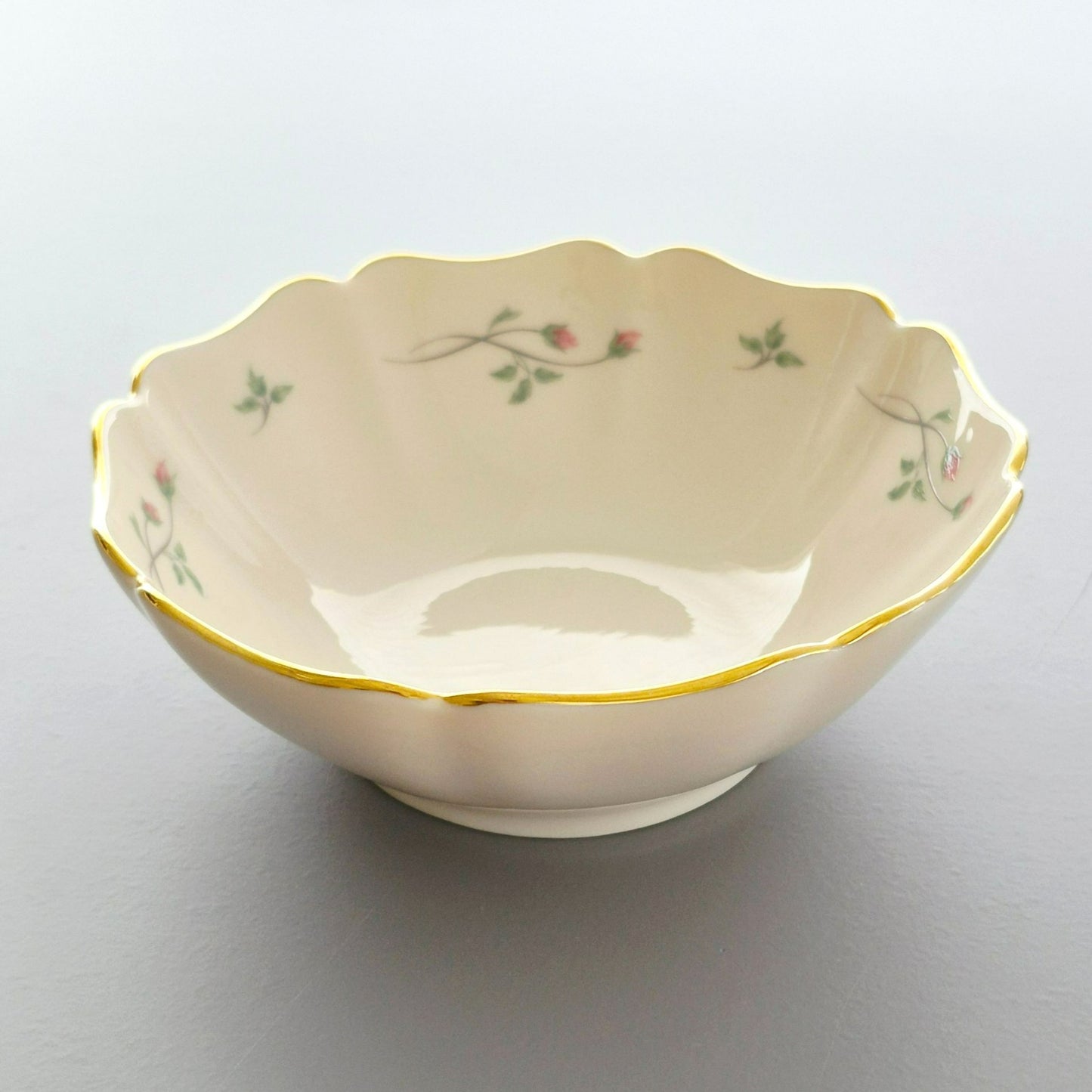 Lenox "Rose Manor Pink" All Purpose Bowl, c.1985-99 USA