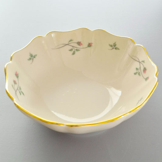 Lenox "Rose Manor Pink" All Purpose Bowl, c.1985-99 USA