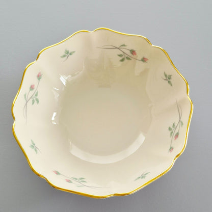 Lenox "Rose Manor Pink" All Purpose Bowl, c.1985-99 USA