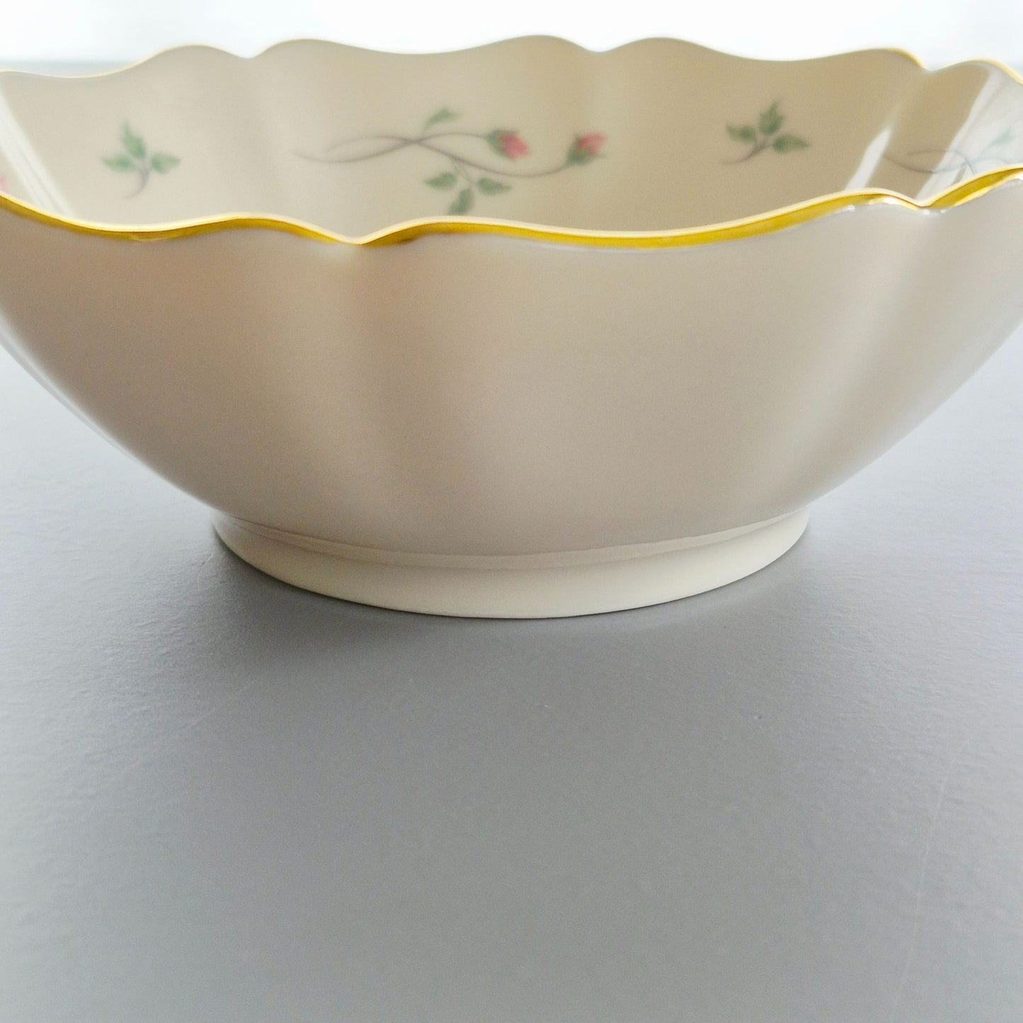 Lenox "Rose Manor Pink" All Purpose Bowl, c.1985-99 USA