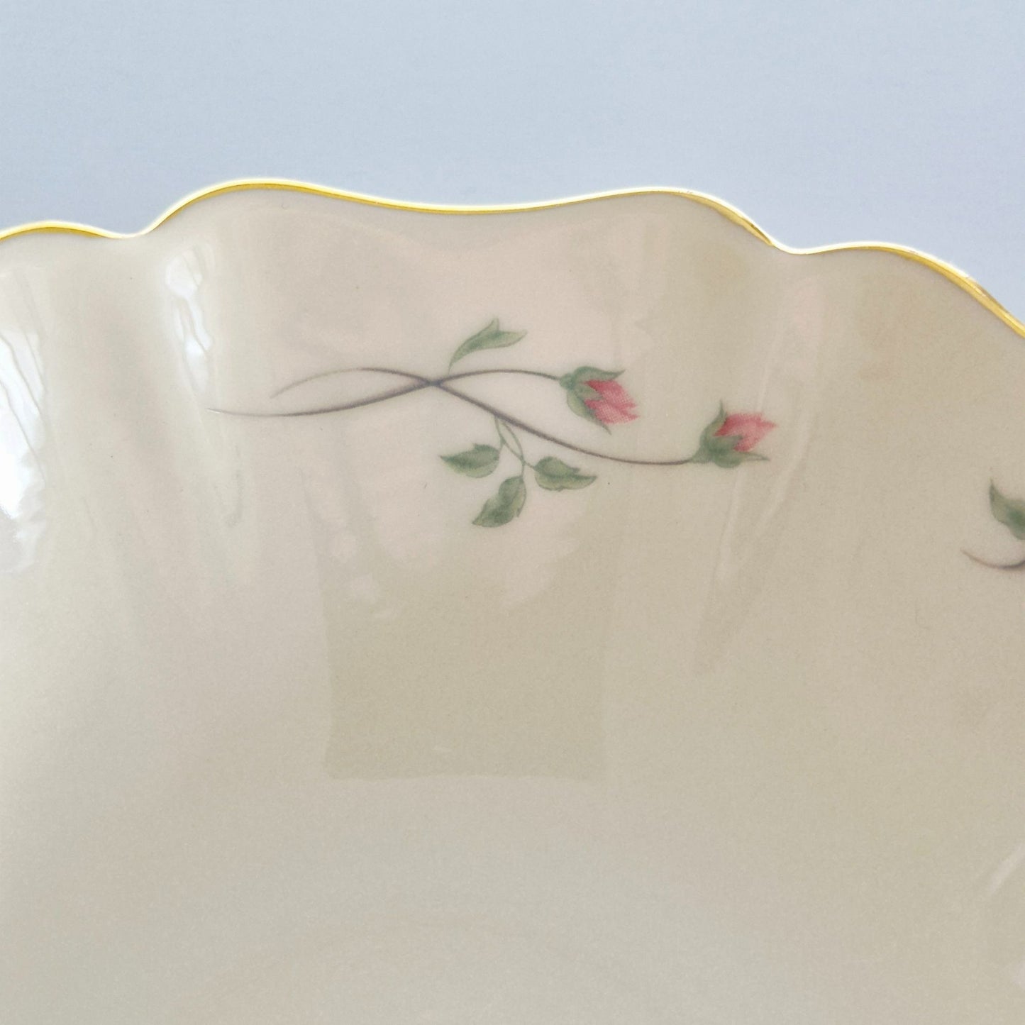 Lenox "Rose Manor Pink" All Purpose Bowl, c.1985-99 USA