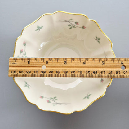 Lenox "Rose Manor Pink" All Purpose Bowl, c.1985-99 USA