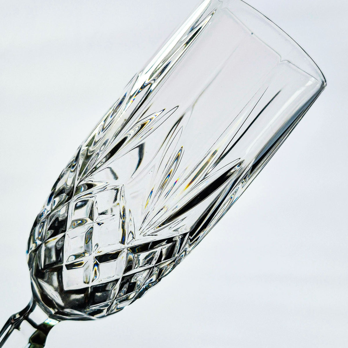 Cristal D'Arques "Provence" Crystal Fluted Champagne Set, Made in France