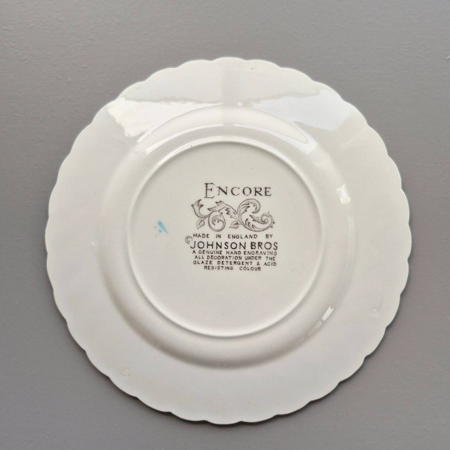 Johnson Brothers "Encore" Bread Plate Set of 2, c.1963-73 England