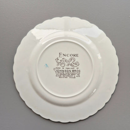 Johnson Brothers "Encore" Bread Plate Set of 2, c.1963-73 England