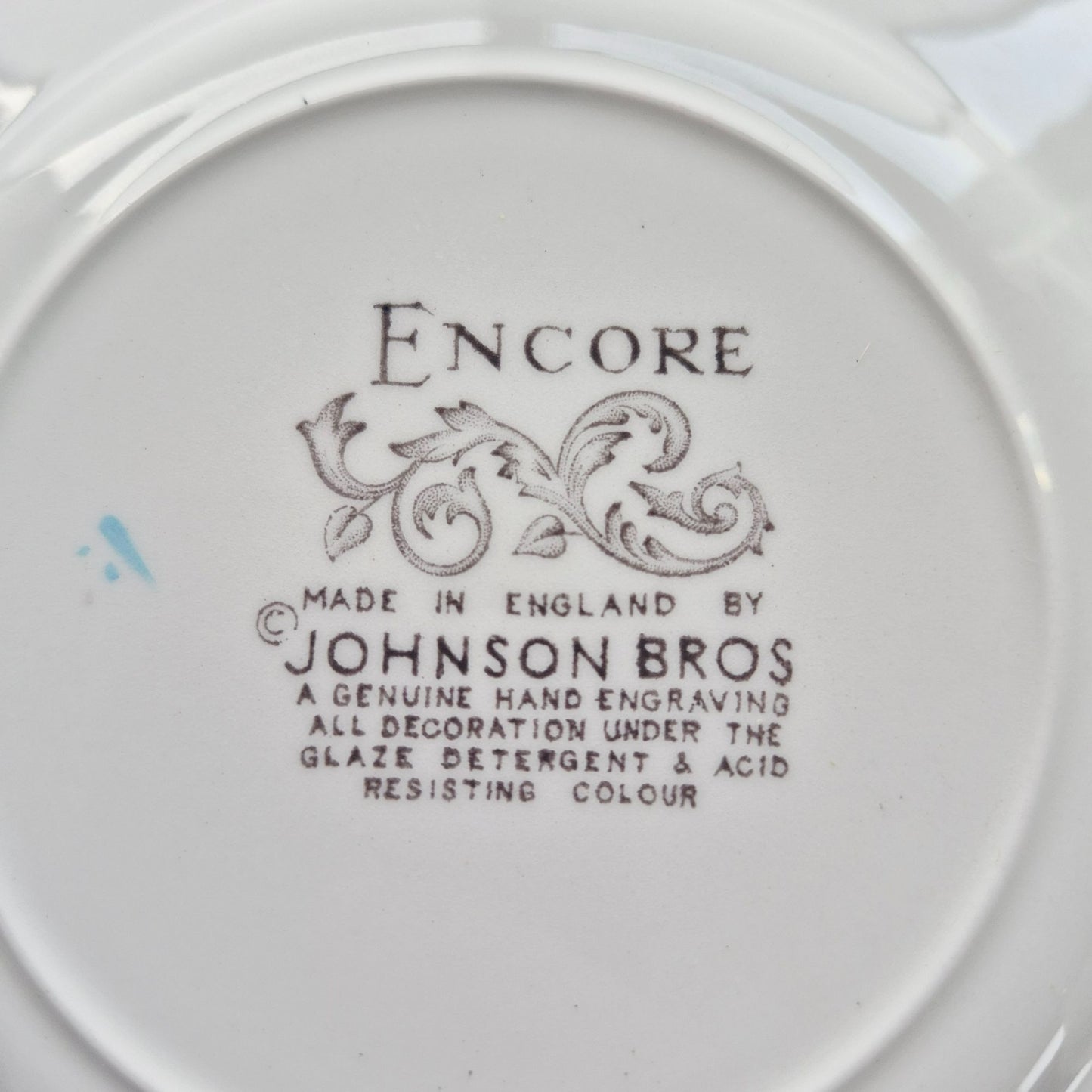 Johnson Brothers "Encore" Bread Plate Set of 2, c.1963-73 England