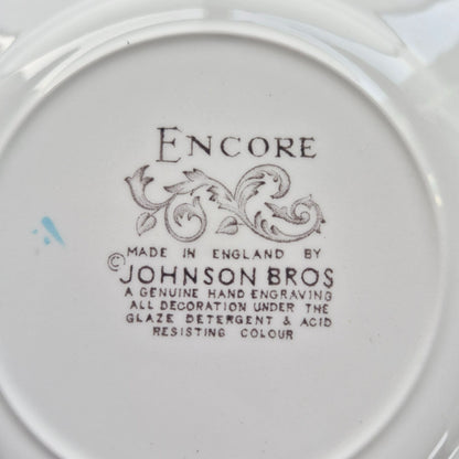 Johnson Brothers "Encore" Bread Plate Set of 2, c.1963-73 England