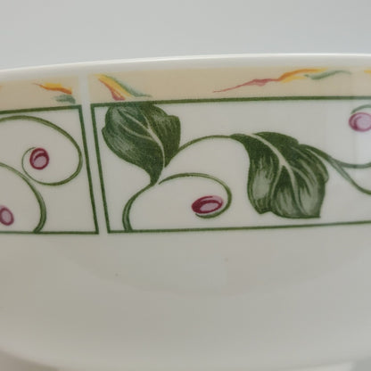 Wedgwood Amway Pears & Berries 10" Round Serving Bowl, c.1998 England
